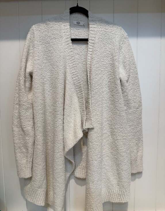 UGG Sweaters - UGG Phoebe Wrap Drape Fluffy Sweater Knit Cardigan